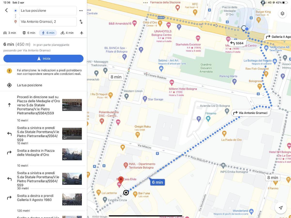 מלון בולוניה Domus Dotta New מראה חיצוני תמונה